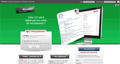 Desktop Screenshot of cvreader.fr