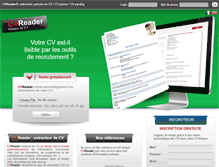 Tablet Screenshot of cvreader.fr